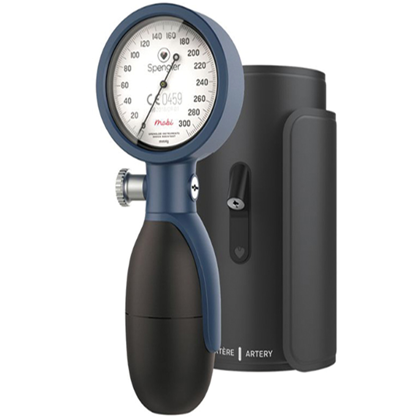 TENSIOMÈTRE SPENGLER MOBI  AVEC BRASSARD ADULTE (M), MYRTILLE SPENGLER